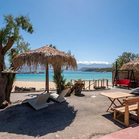 Sea And Sun Metaxy Mas, Brand-New, Beachfront ! Chania  Exteriör bild