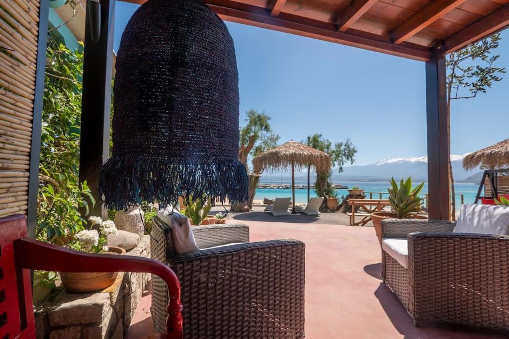 Sea And Sun Metaxy Mas, Brand-New, Beachfront ! Chania  Exteriör bild